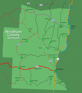 Windham County History Map